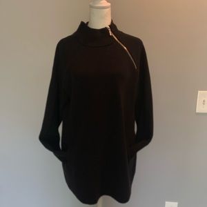 Tahiri sweater with side zip detail